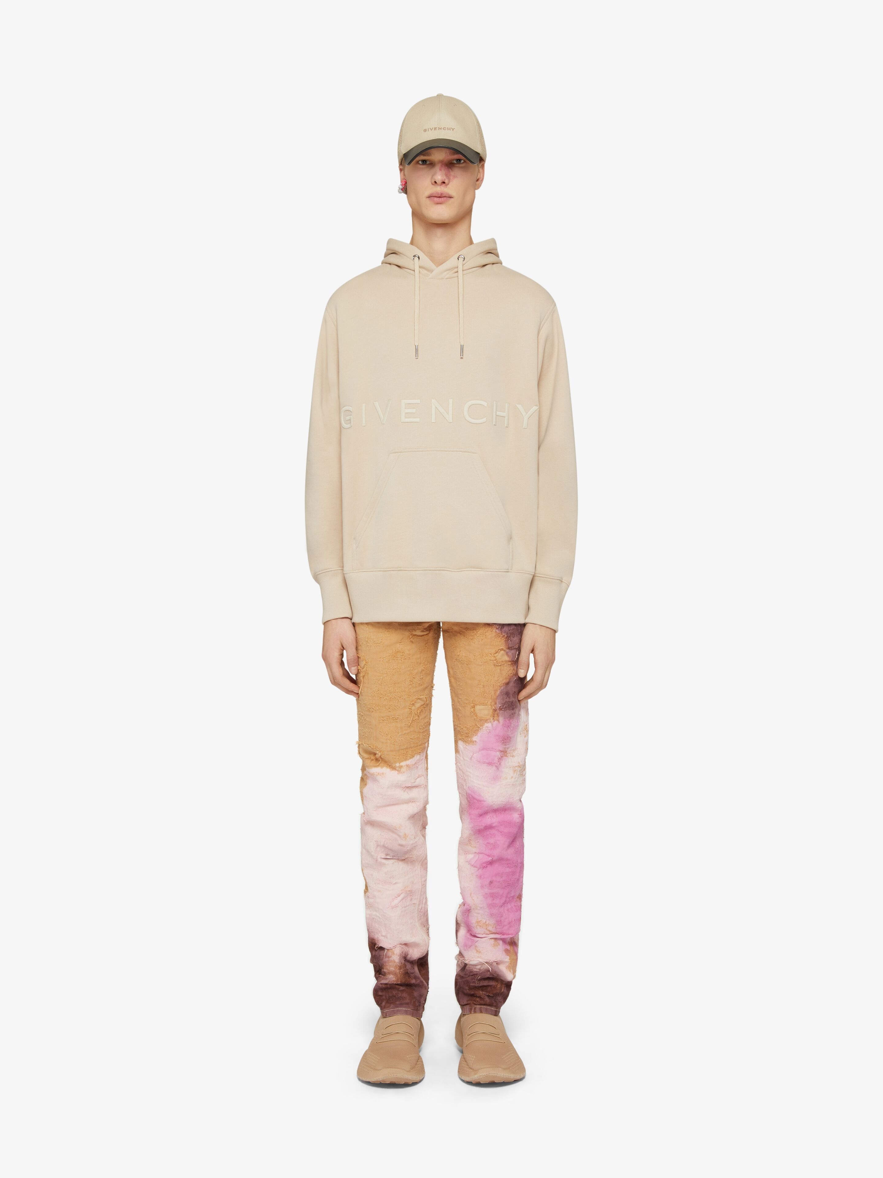 SLIM-FIT JEANS IN DESTROYED DENIM - 2