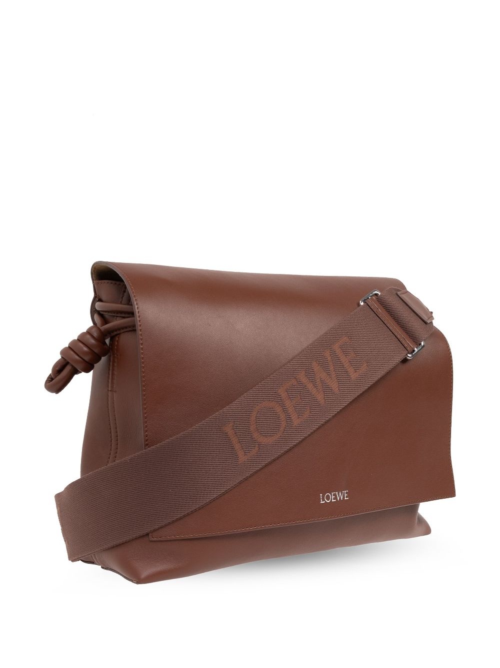 Flamenco leather messenger bag - 4