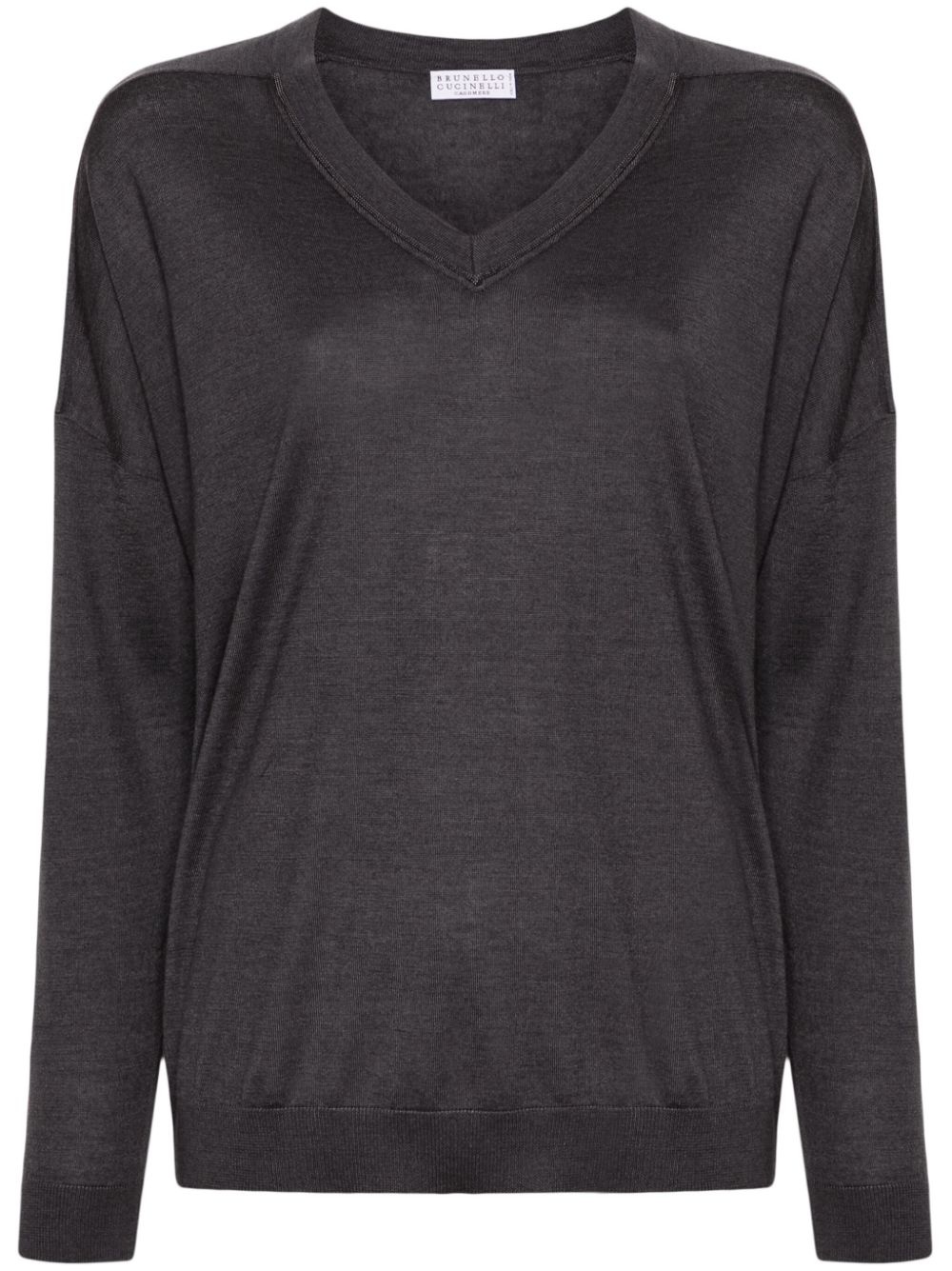 Molini-detailed V-neck jumper - 1