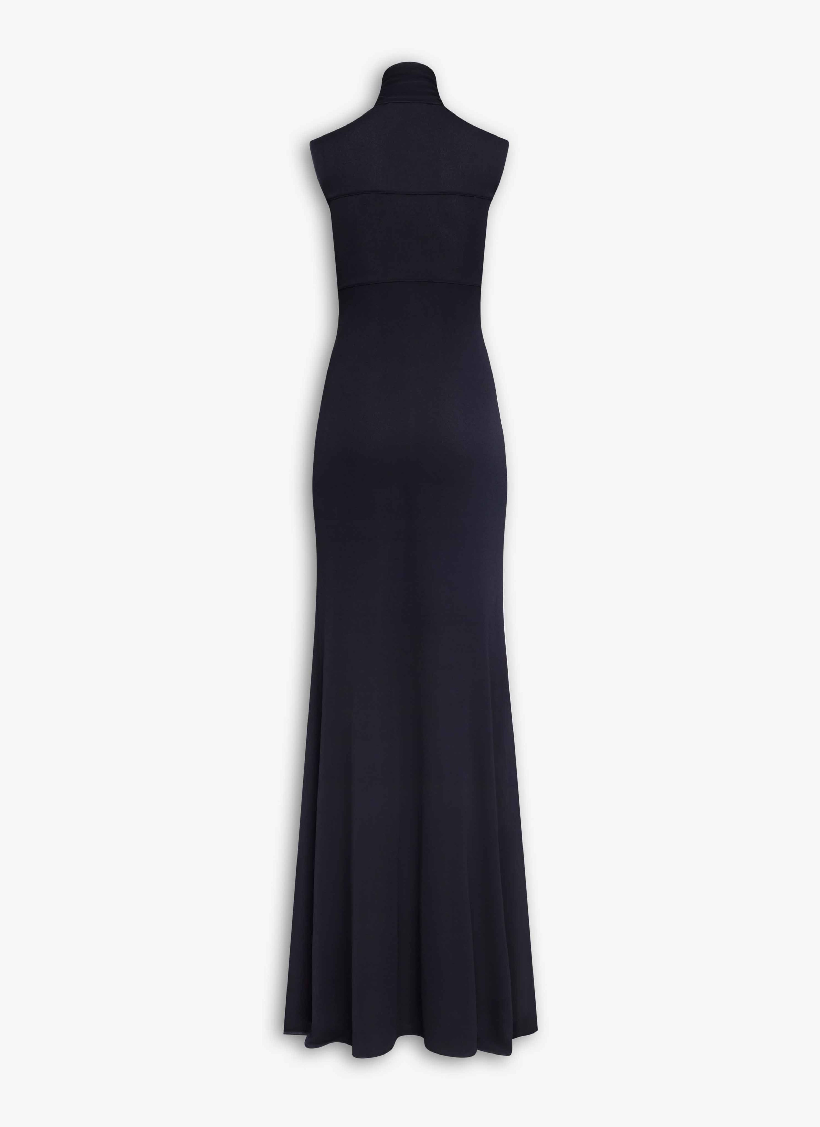 FLUID JERSEY BOW DRESS - 4