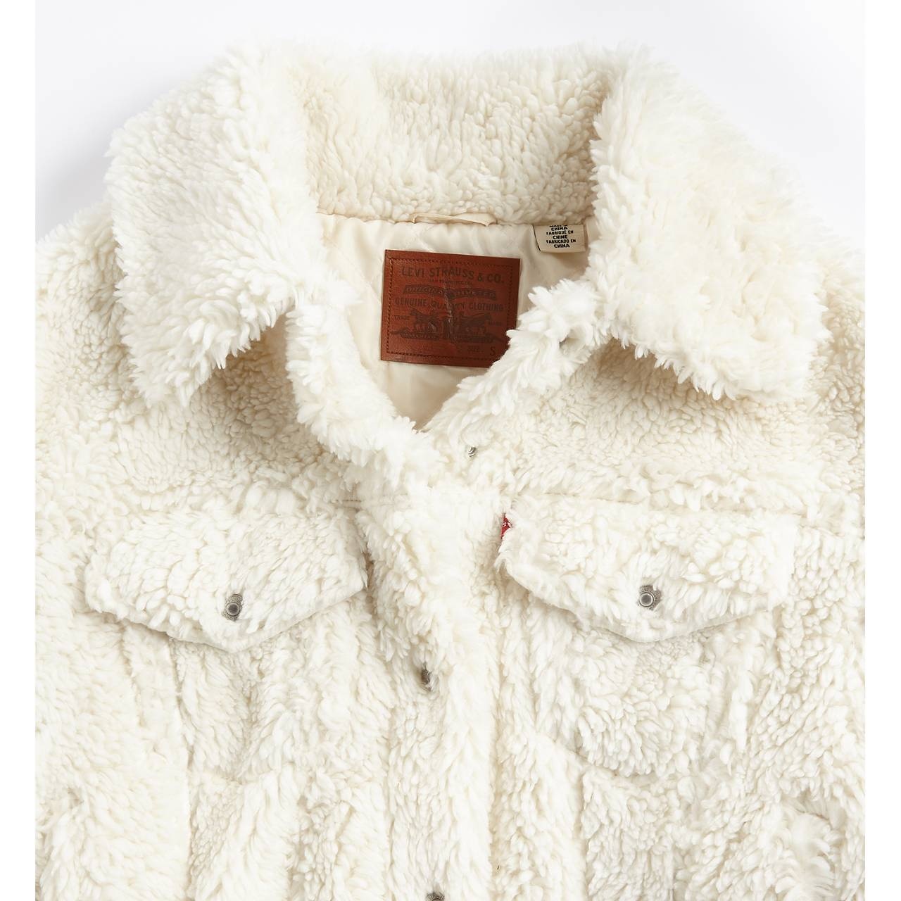 BABY BUBBLE SHERPA TRUCKER JACKET - 7