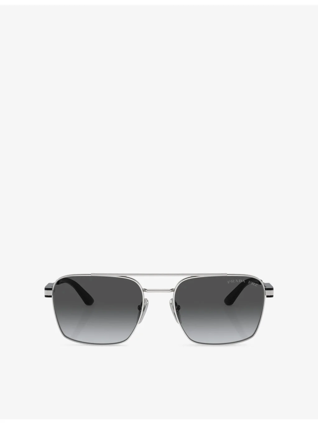 PR 67ZS Square-Frame Metal Sunglasses - 1