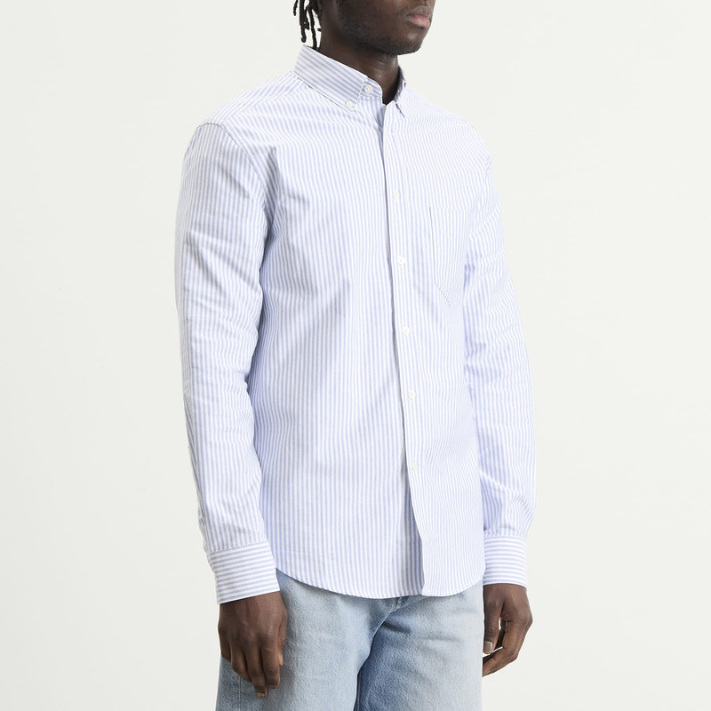 Portuguese Flannel Belavista Stripe Button Down Oxford Shirt 2
