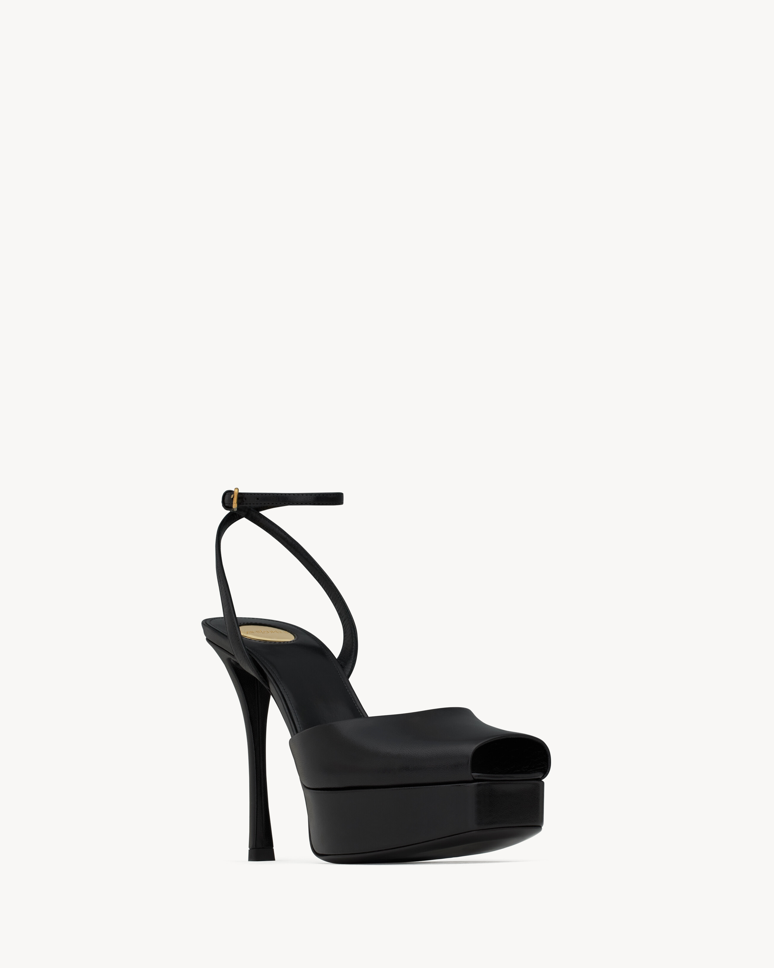 LA SCANDALE PLATFORM SANDALS IN SMOOTH LEATHER - 3