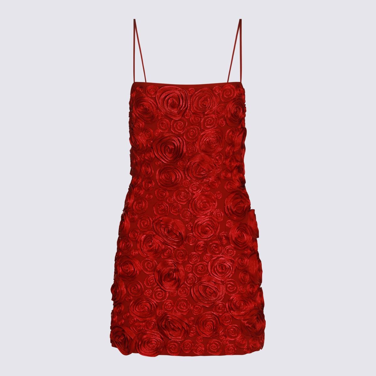 Blumarine Red Viscose Mini Dress - 1