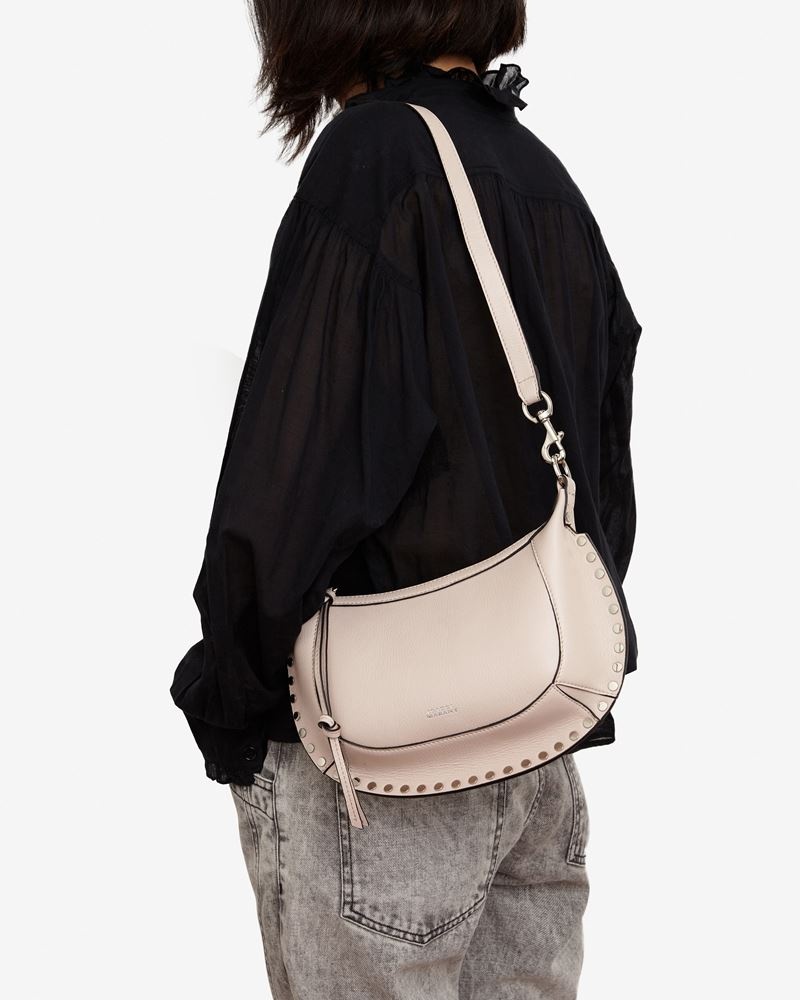 OSKAN MOON GRAINED LEATHER SHOUDER BAG - 3
