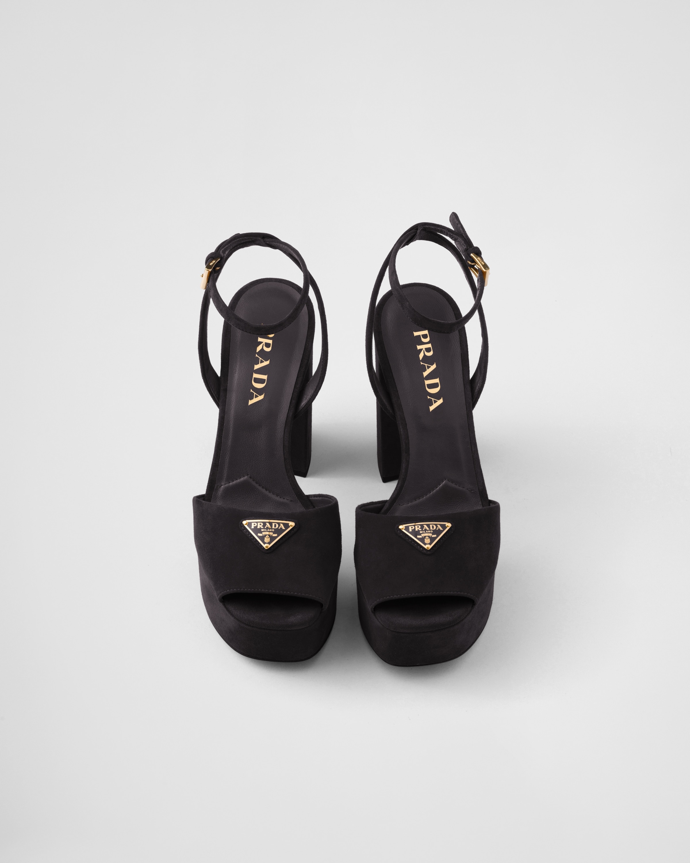 Suede platform sandals - 3
