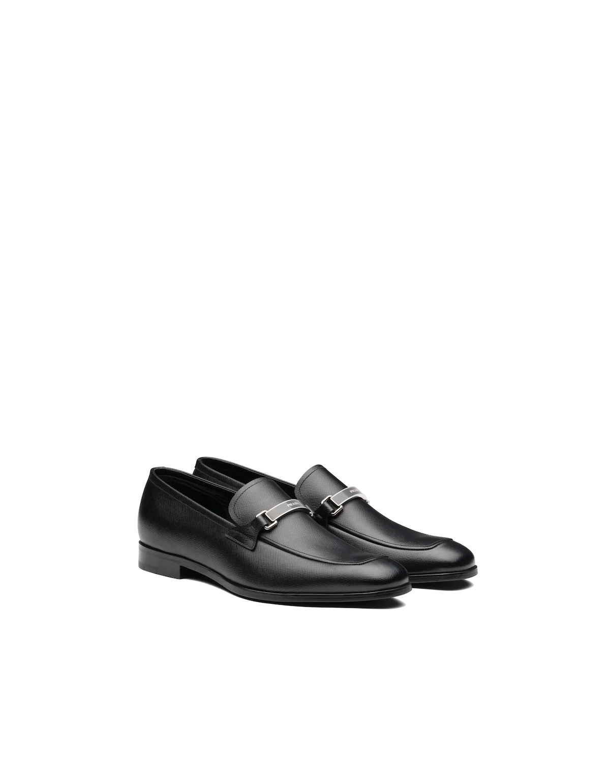 Saffiano leather loafers - 1