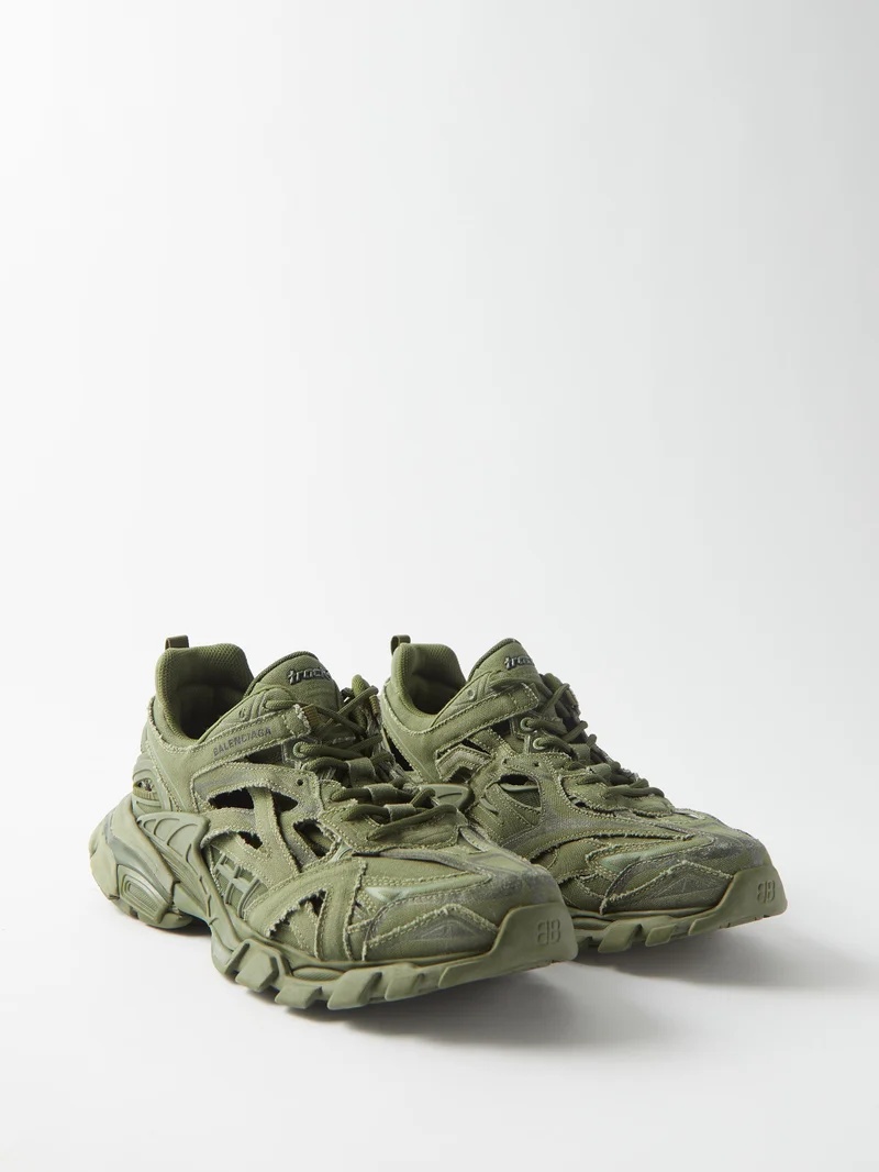 Olive Green Track Balenciaga Green Balenciaga Sneakers Balenciaga