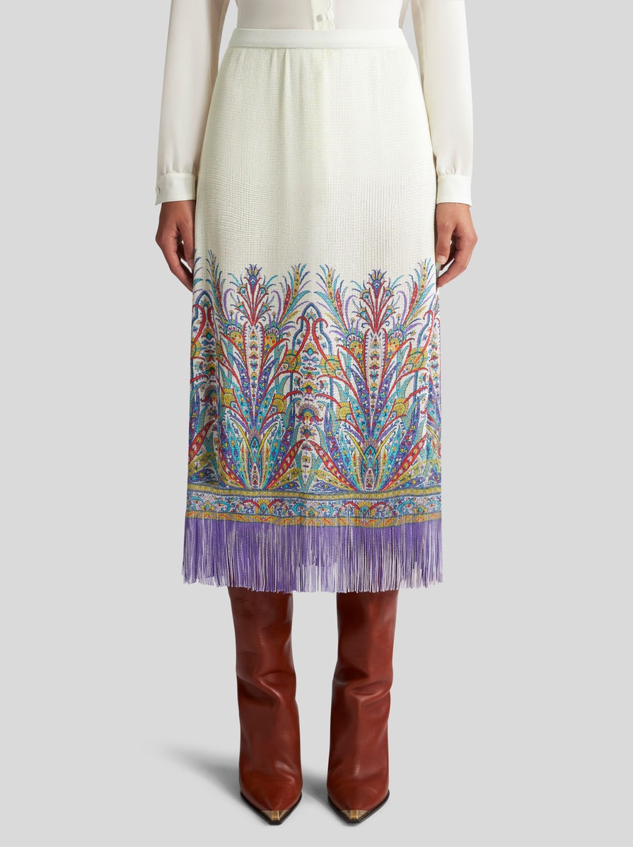 KNIT SKIRT WITH PRINT - 3