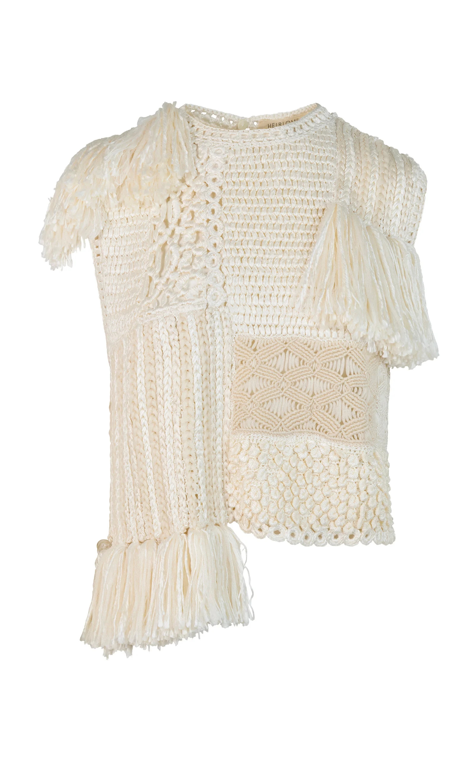 Quinn Silk Top ivory - 1