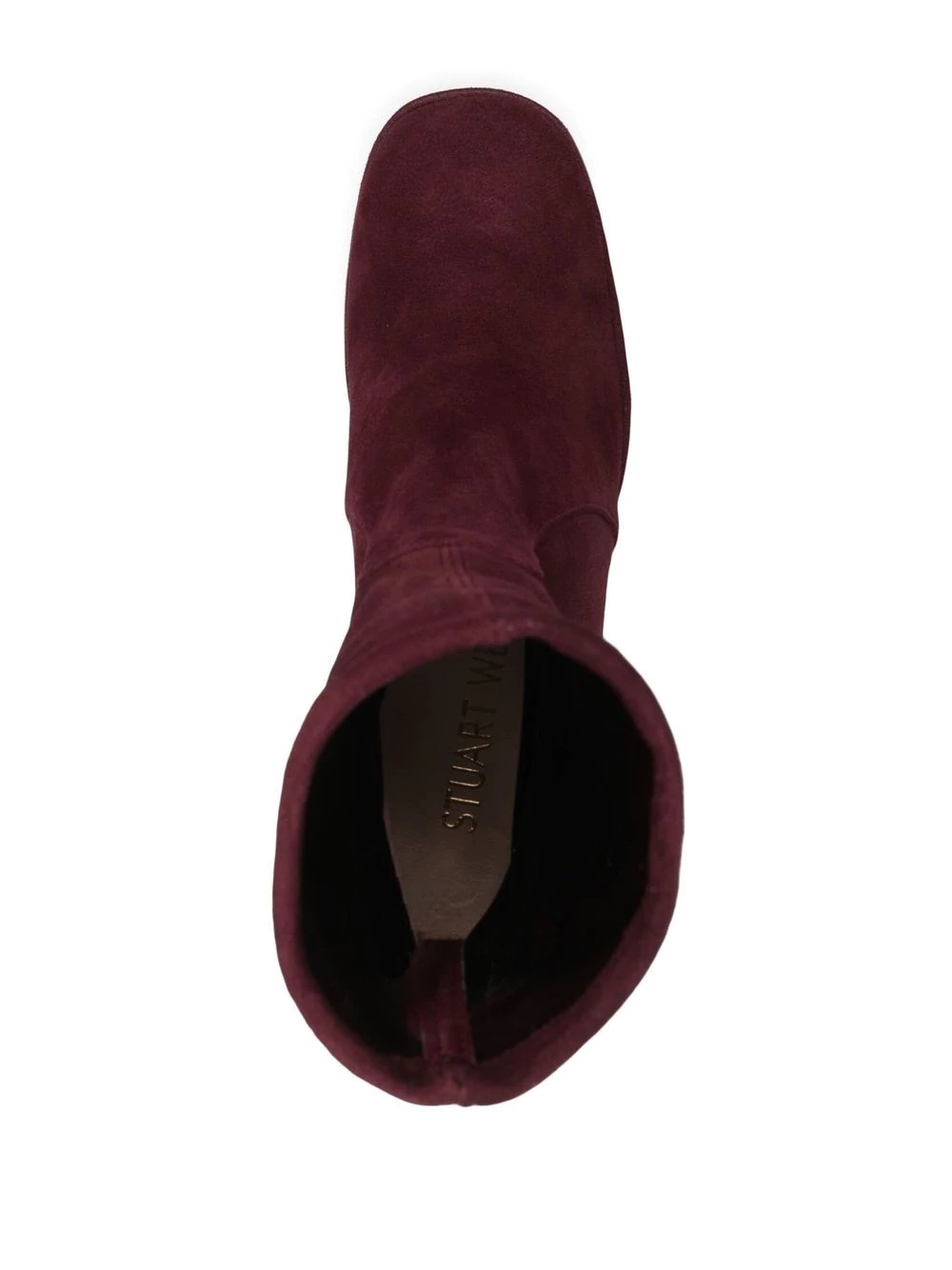 suede platform 150mm boots - 4