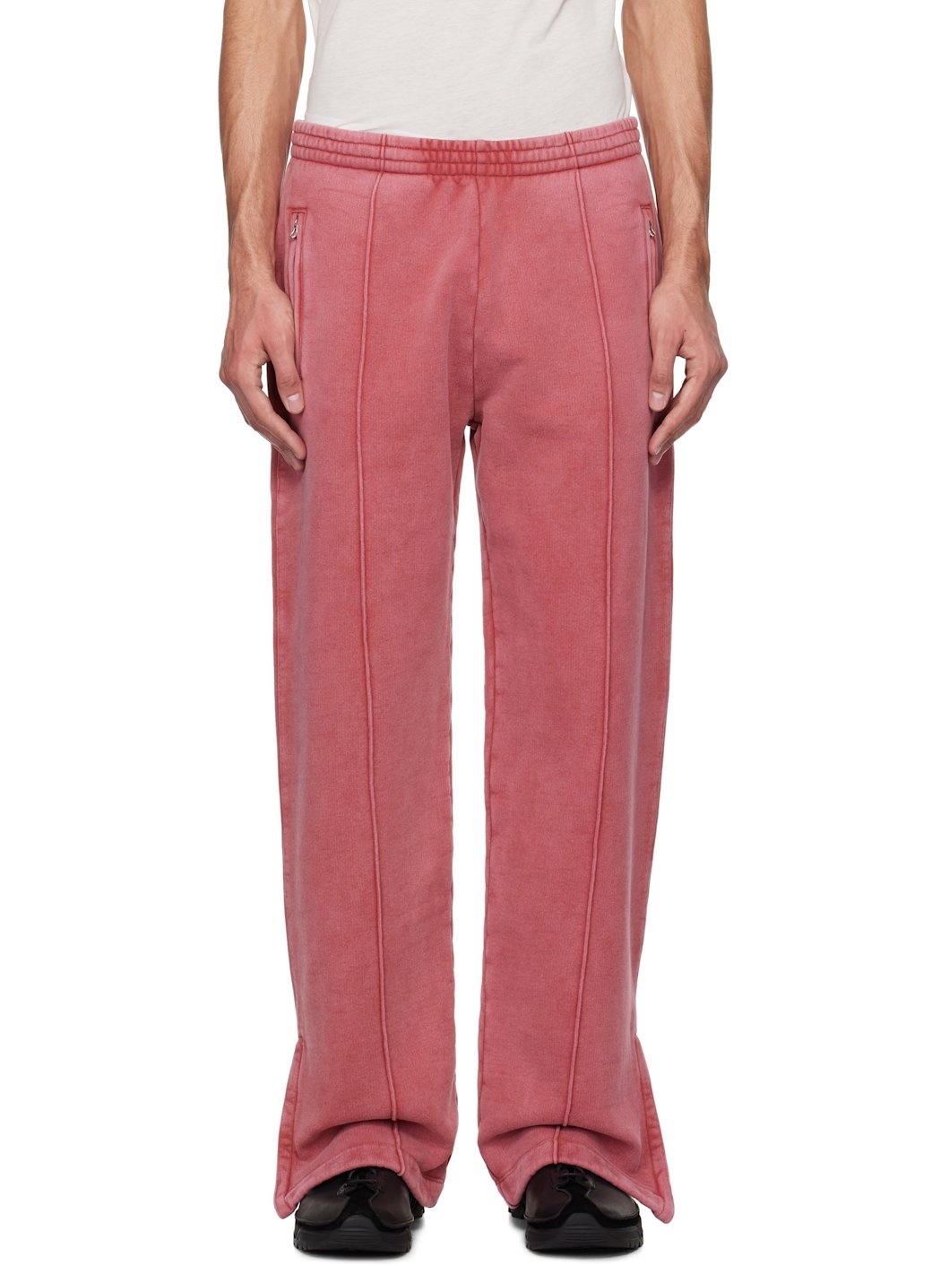 Pink Track Sweatpants - 1