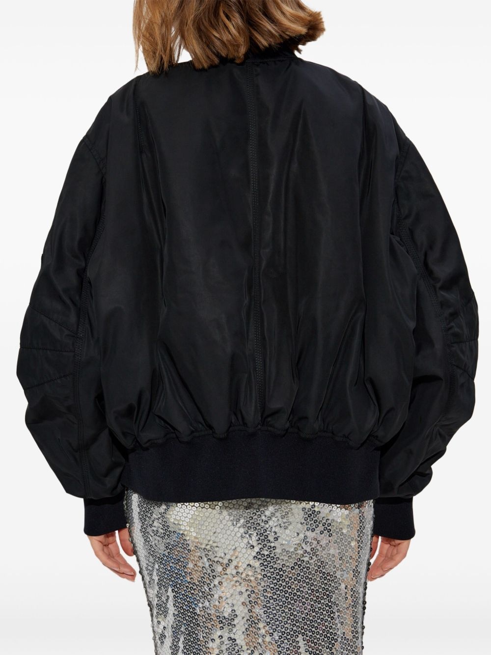 bishop-sleeves bomber jacket - 4