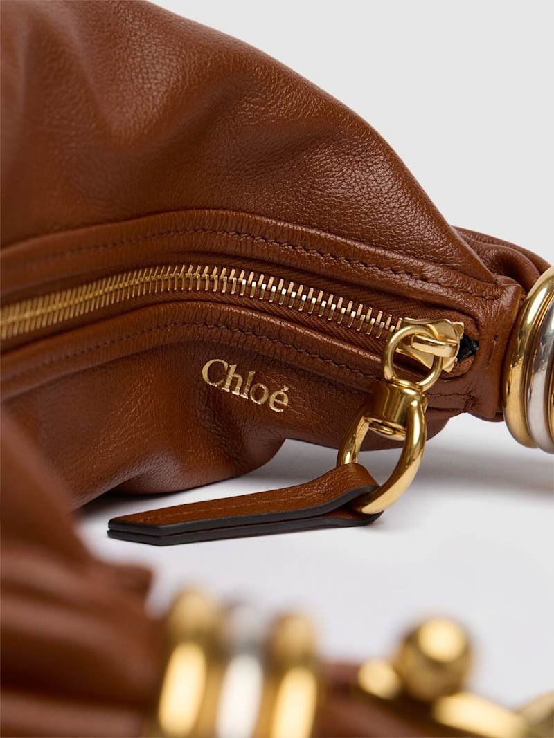 Bracelet shiny grained leather bag - 4