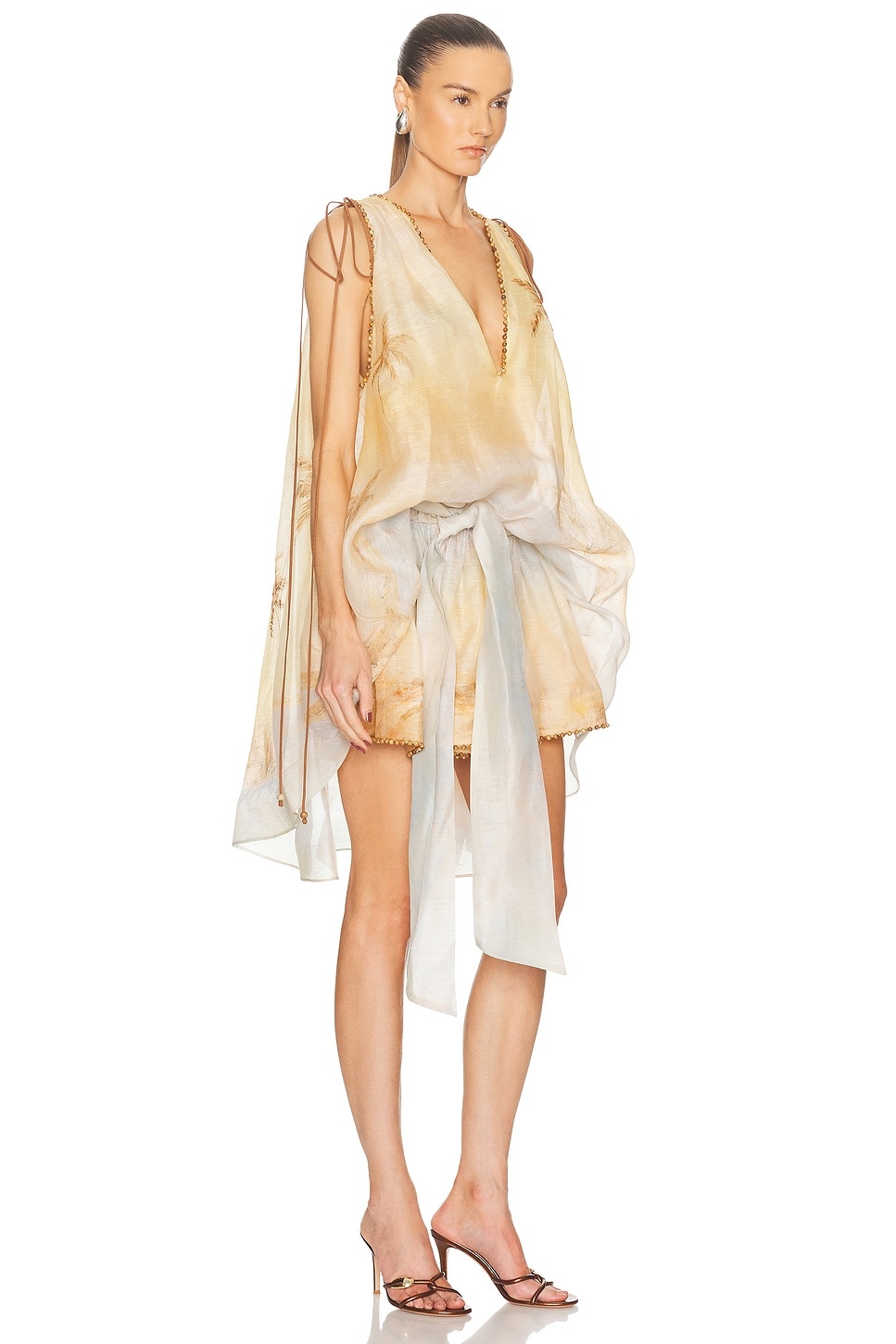 Balance Plunge Mini Dress - 2
