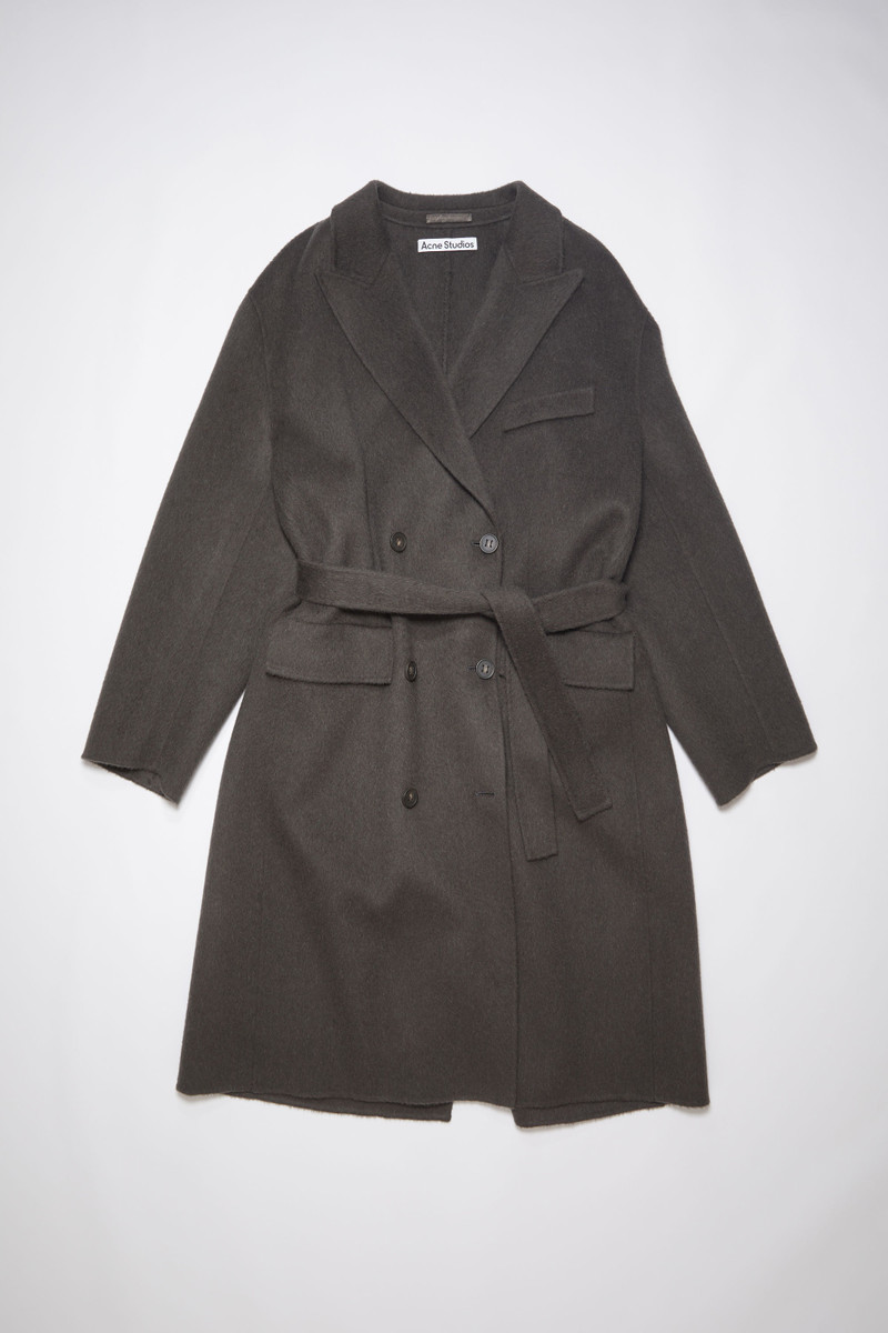 Wrap coat - Charcoal Grey 1