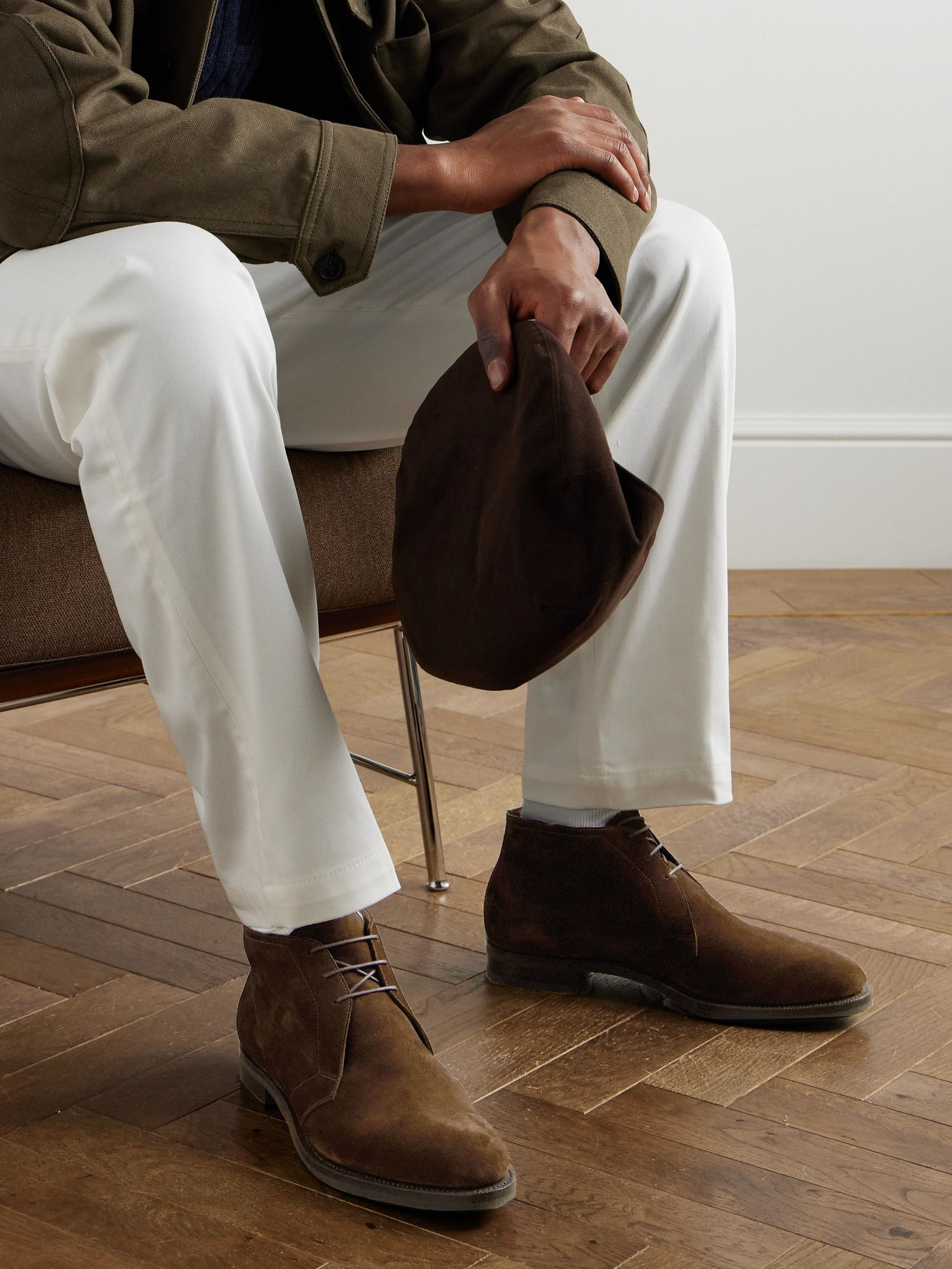 Shanklin Suede Chukka Boots Brown - 2