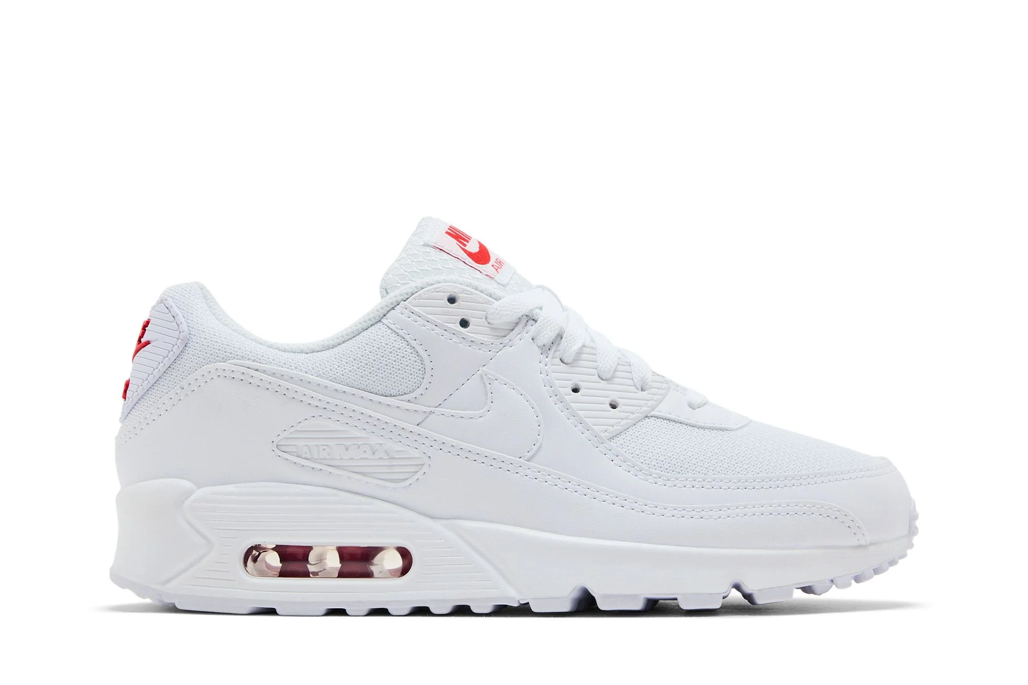 Nike Air Max 90 'White Light Crimson' - 1