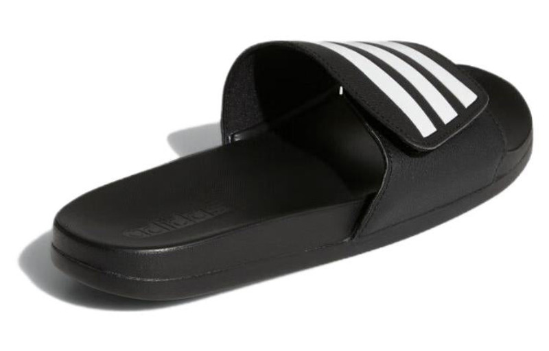 adidas Adilette Comfort Adjustable Slide 'Black White' GZ8951 4
