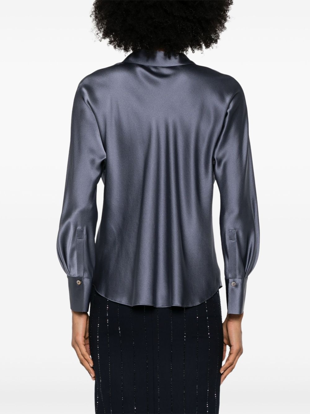 silk long-sleeve shirt - 6
