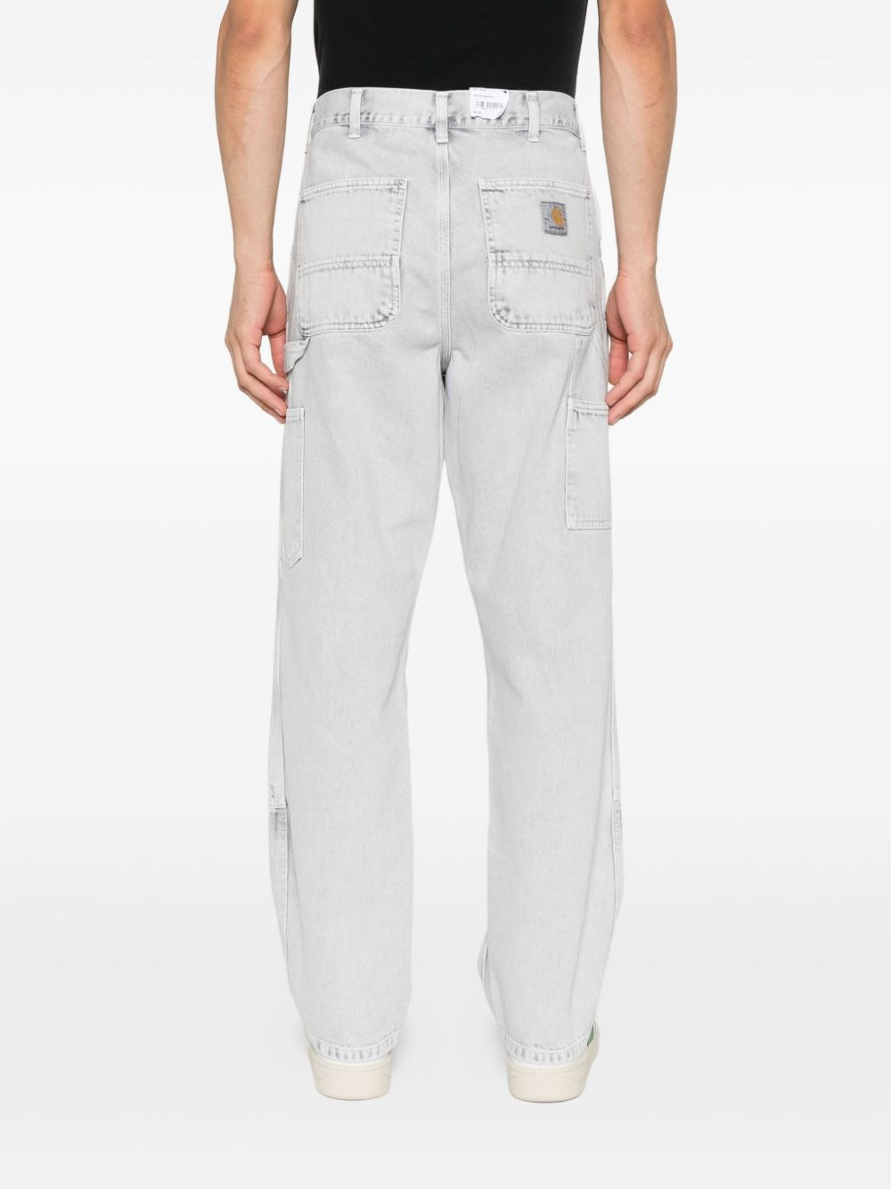 double-knee utility jeans - 4