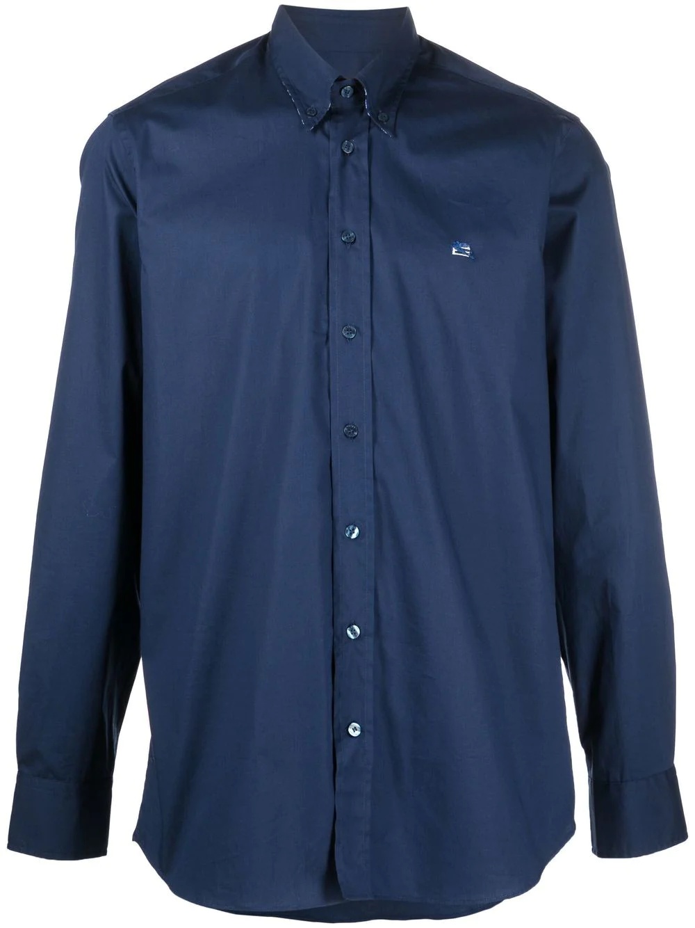 logo button-down shirt - 1