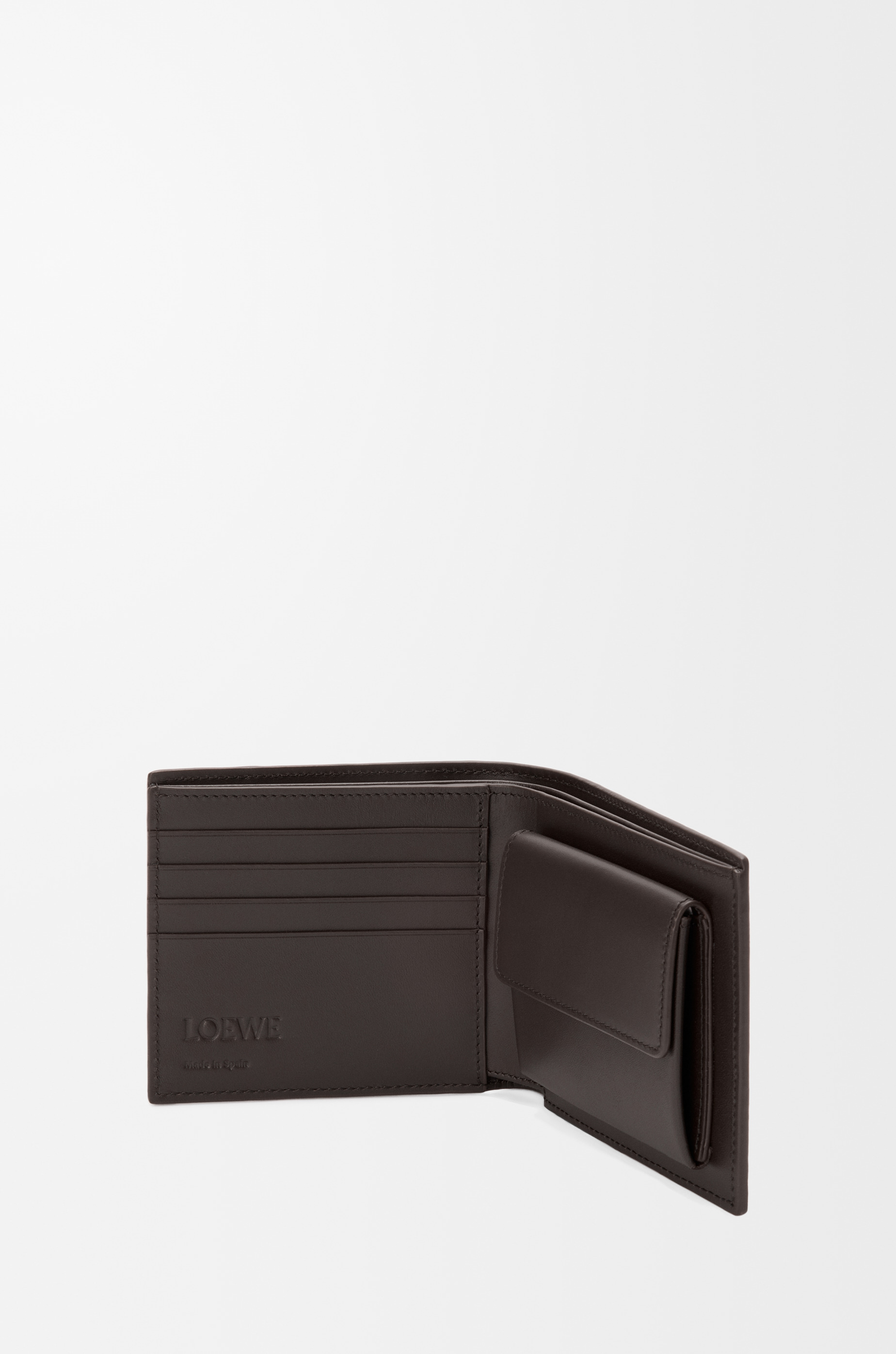 Puzzle bifold coin wallet in classic calfskin - 3
