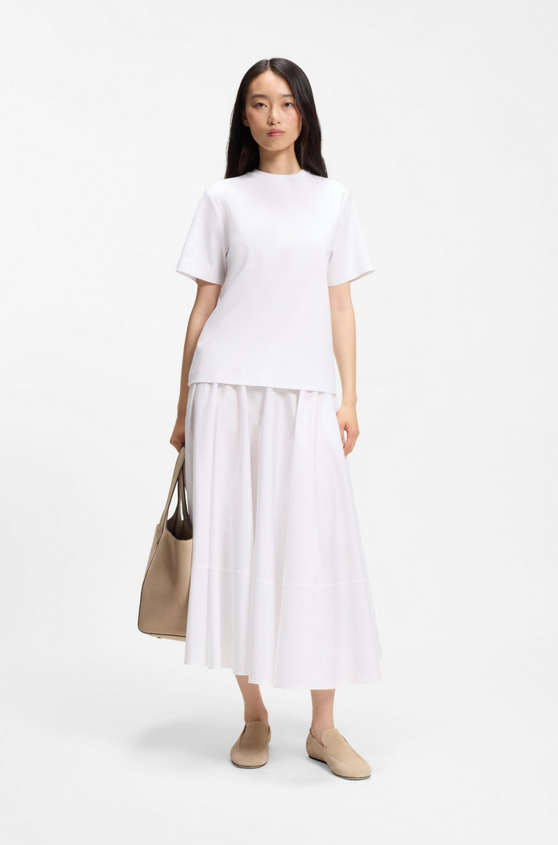 BOSS RELAXED-FIT T-SHIRT IN MERCERIZED COTTON outlook
