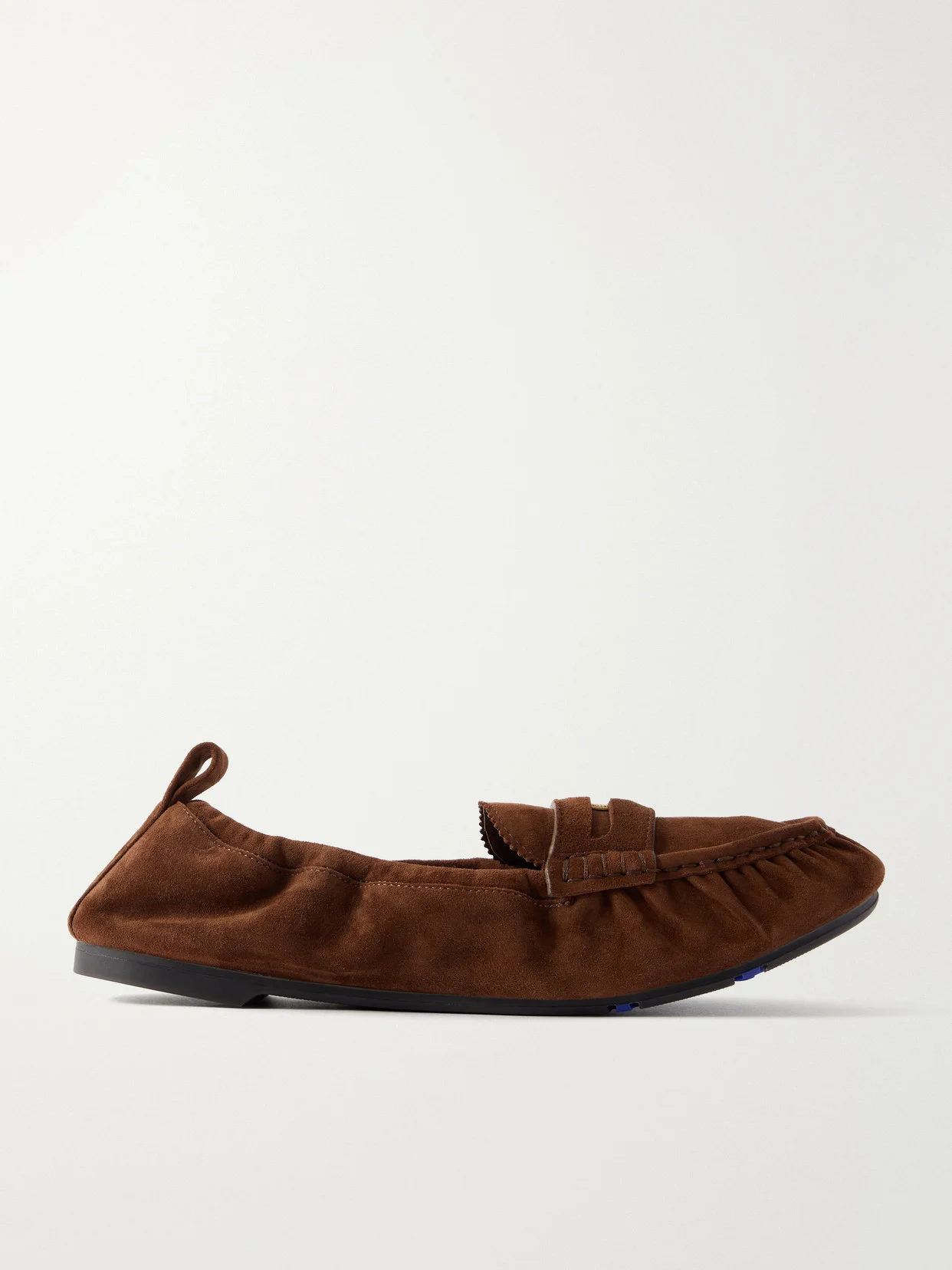 Fawn Suede Penny Loafers - 1