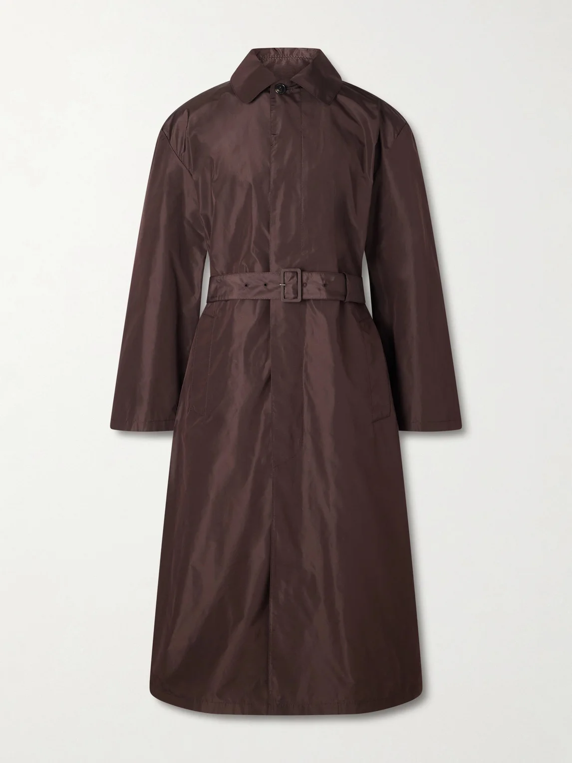 Silk Trench Coat - 1