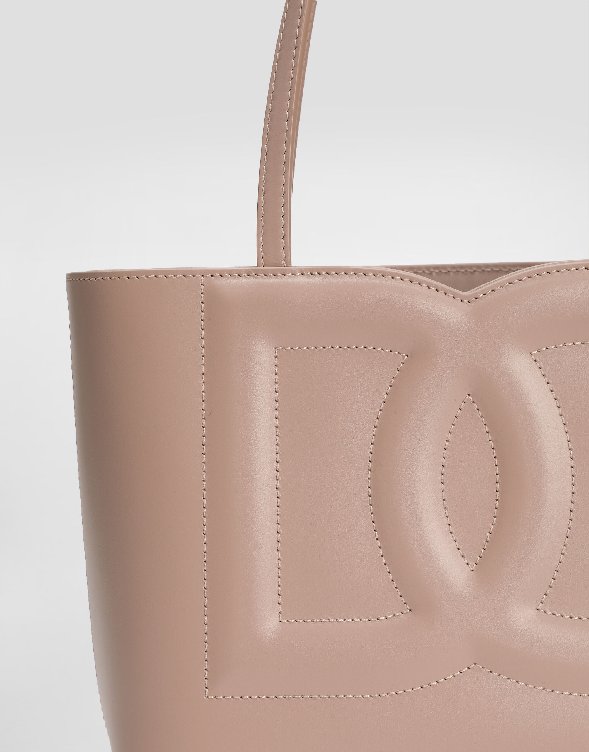 Small calfskin DG Logo shopper - 6