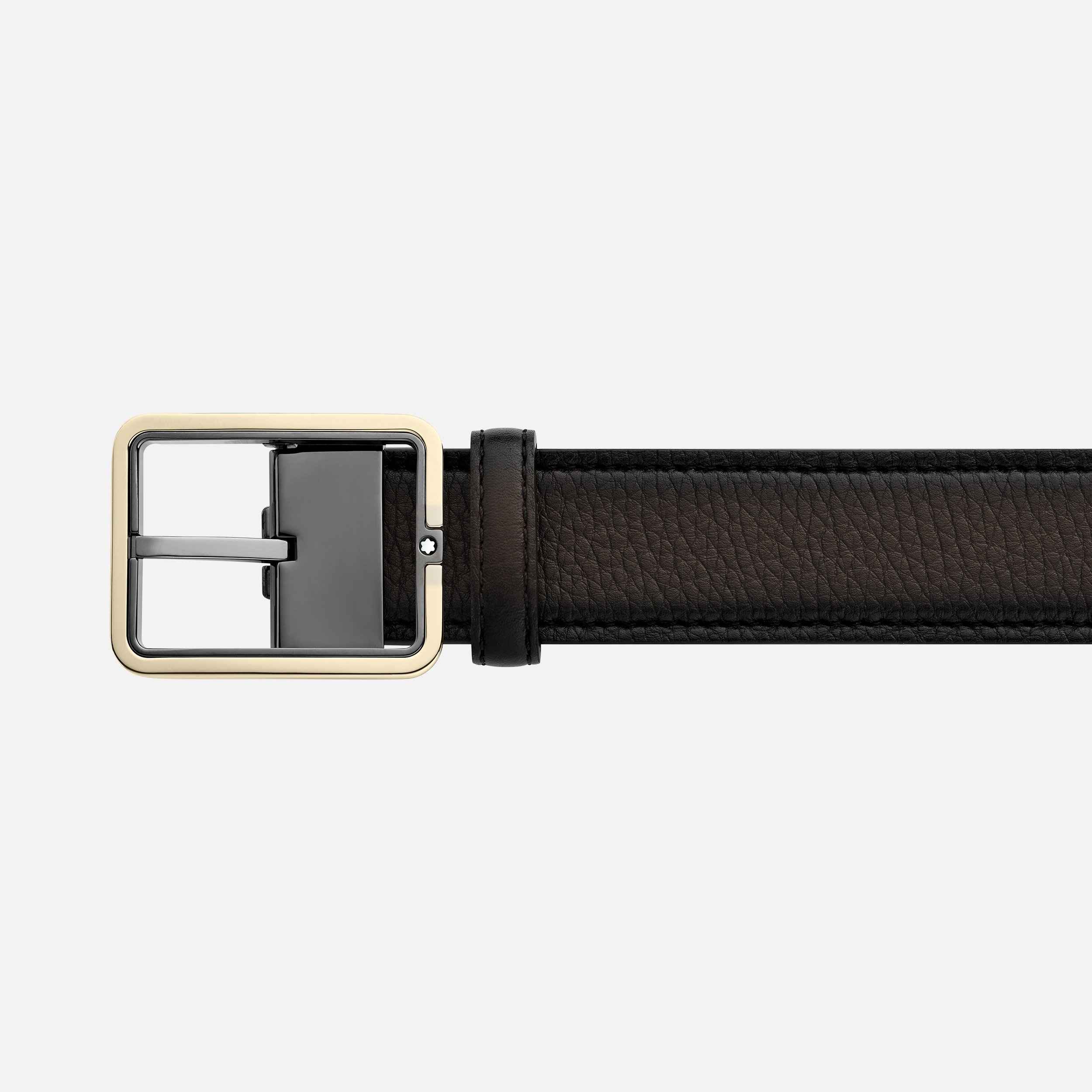 Brown 35 mm leather belt - 3