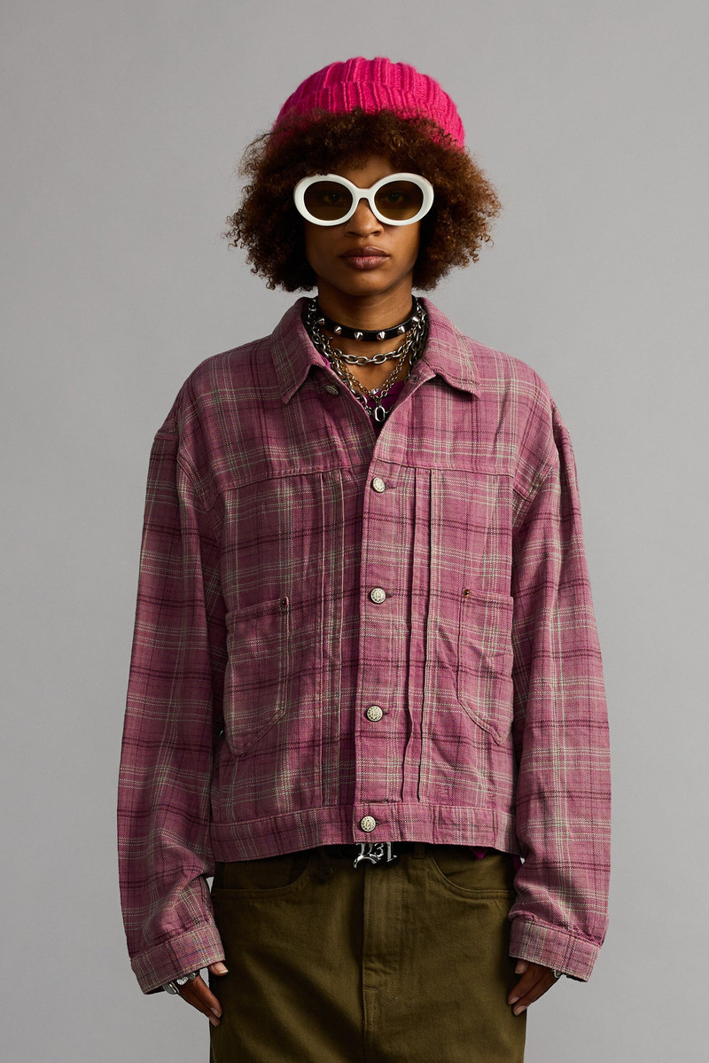 RELAXED PLEATED TRUCKER JACKET 4