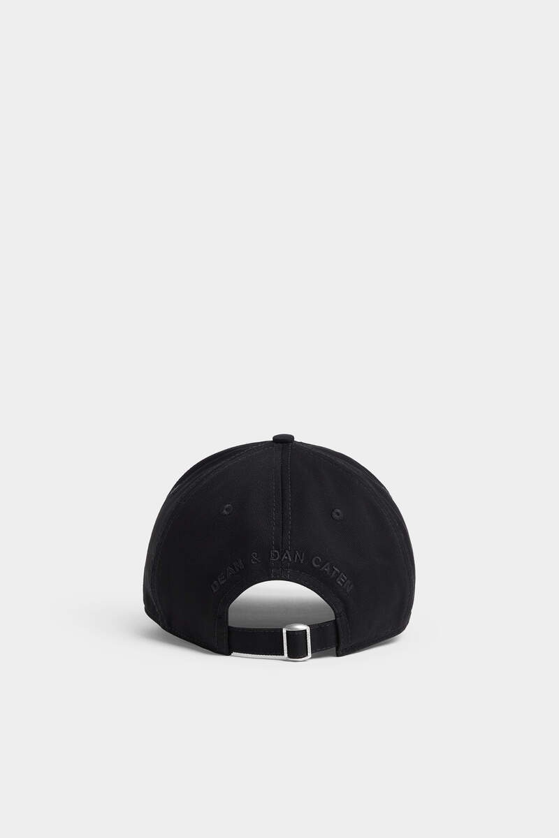 DEEP BLACK BASEBALL CAP - 2