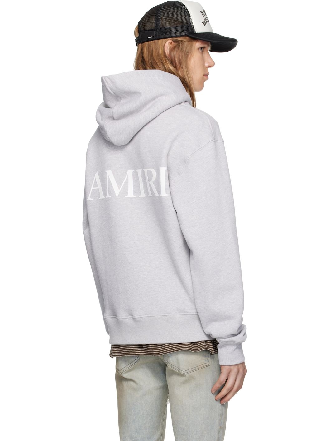 Gray MA Core Logo Hoodie - 3