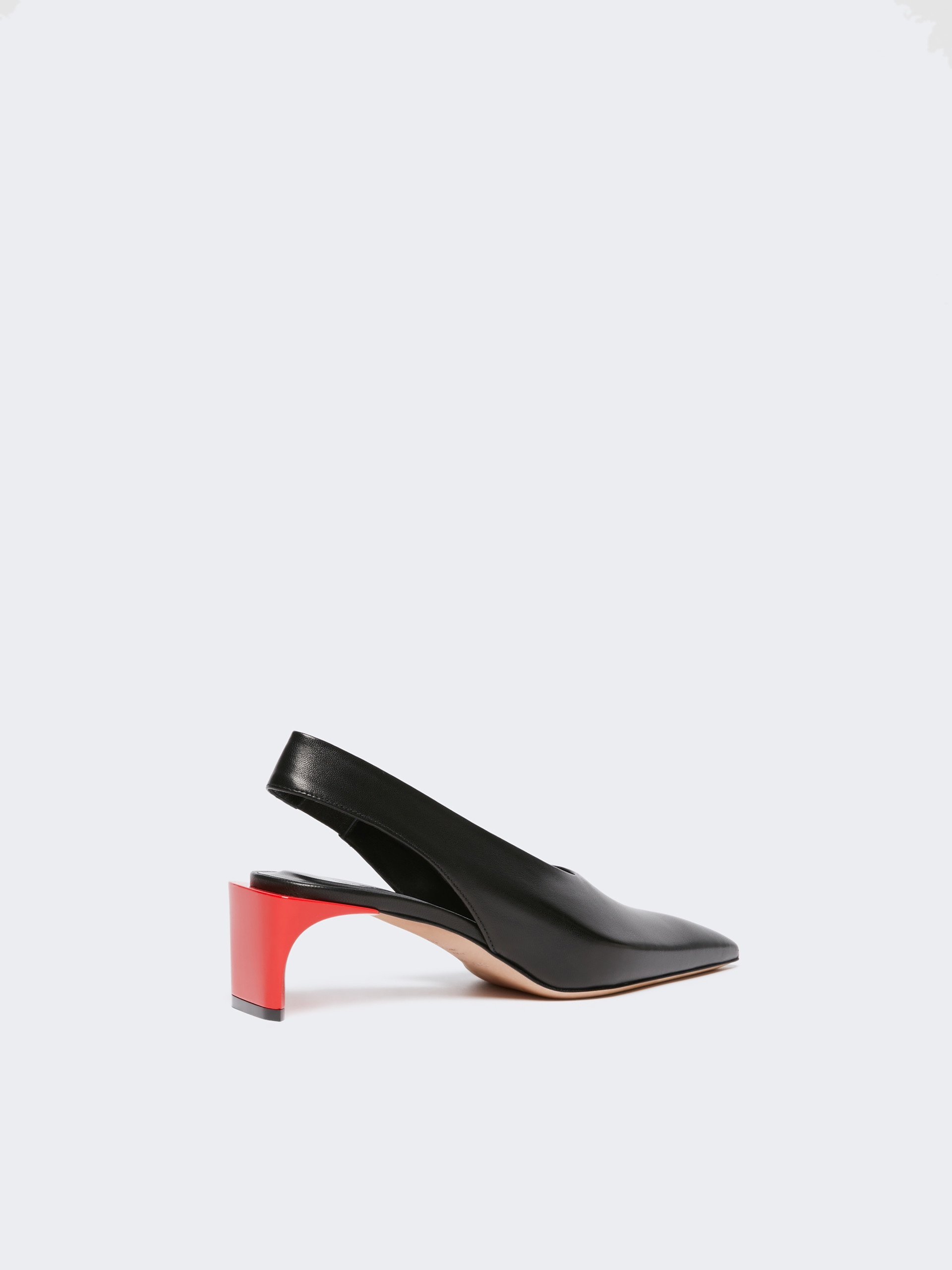 GABON Leather slingbacks - 3