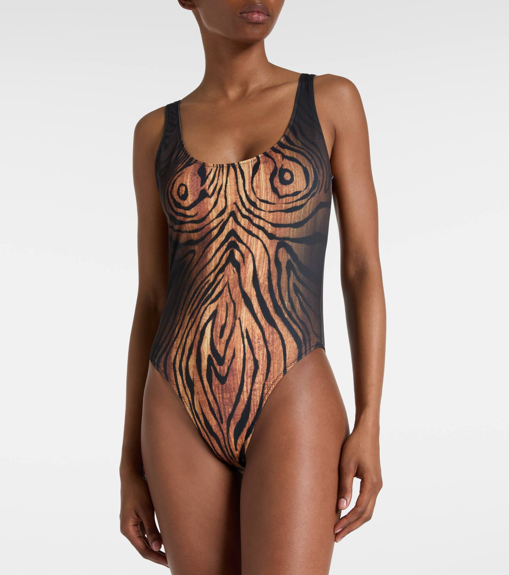 Trompe l’oeil swimsuit - 2
