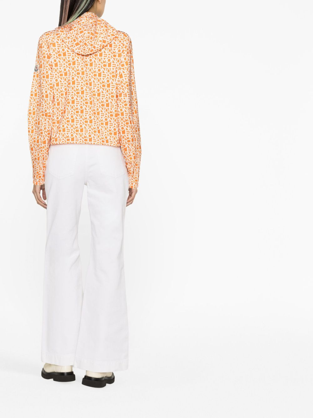 Alose logo-print jacket - 4