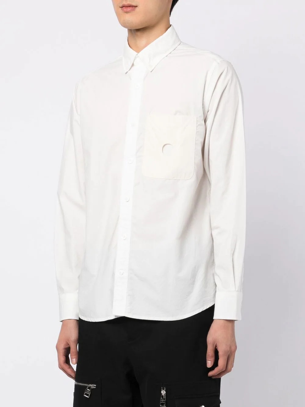 cut-out detail shirt - 3