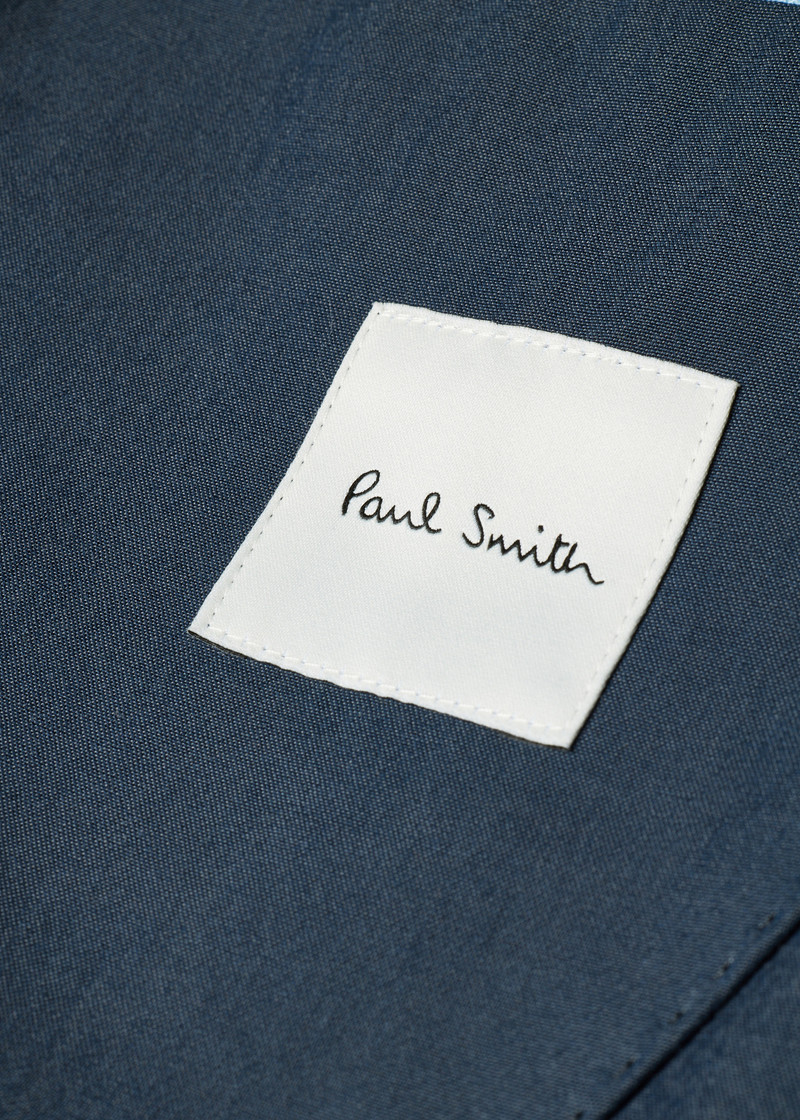 Washed Navy Cotton-Lyocell Work Jacket 6