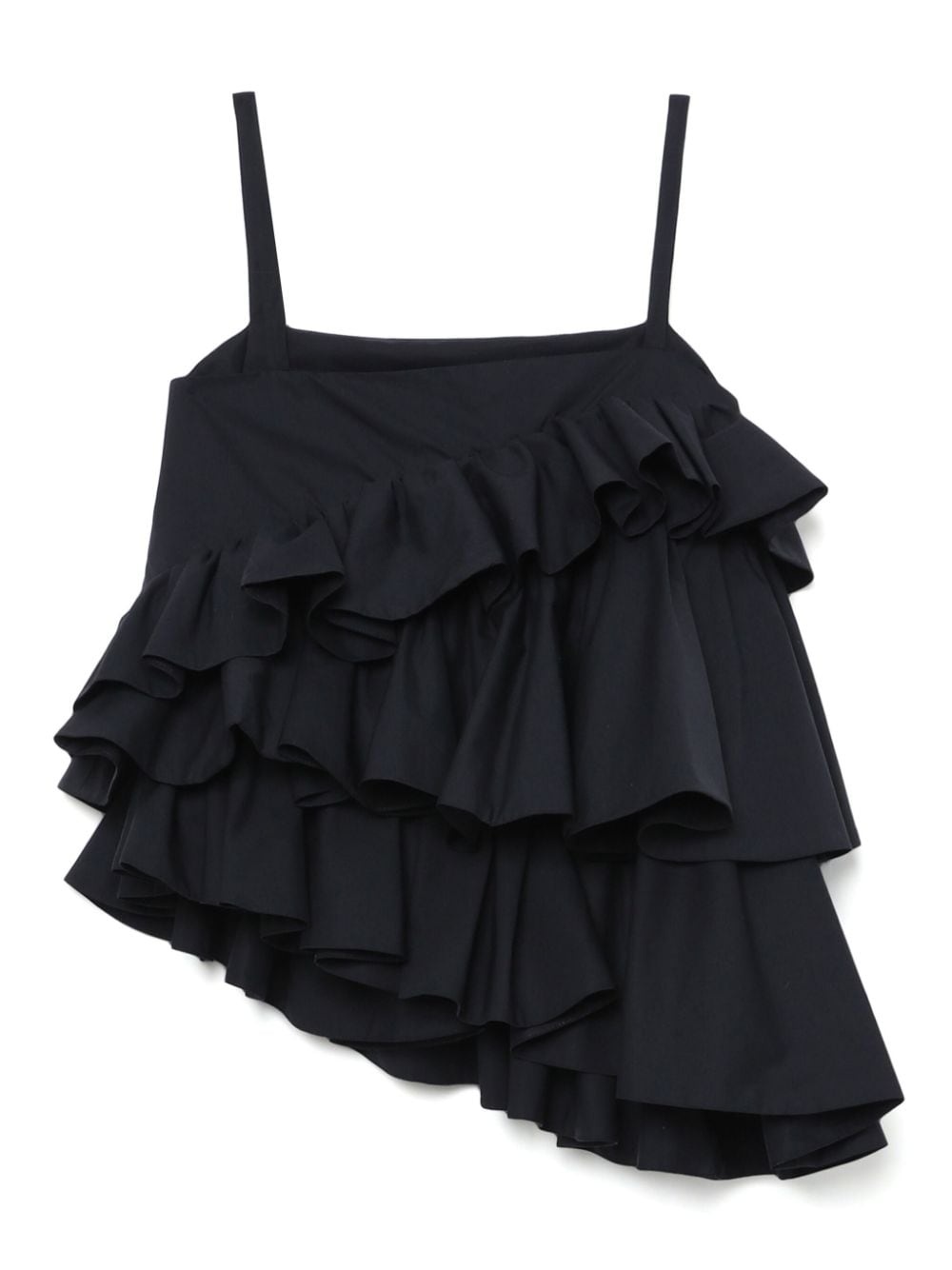 asymmetric ruffle top - 6