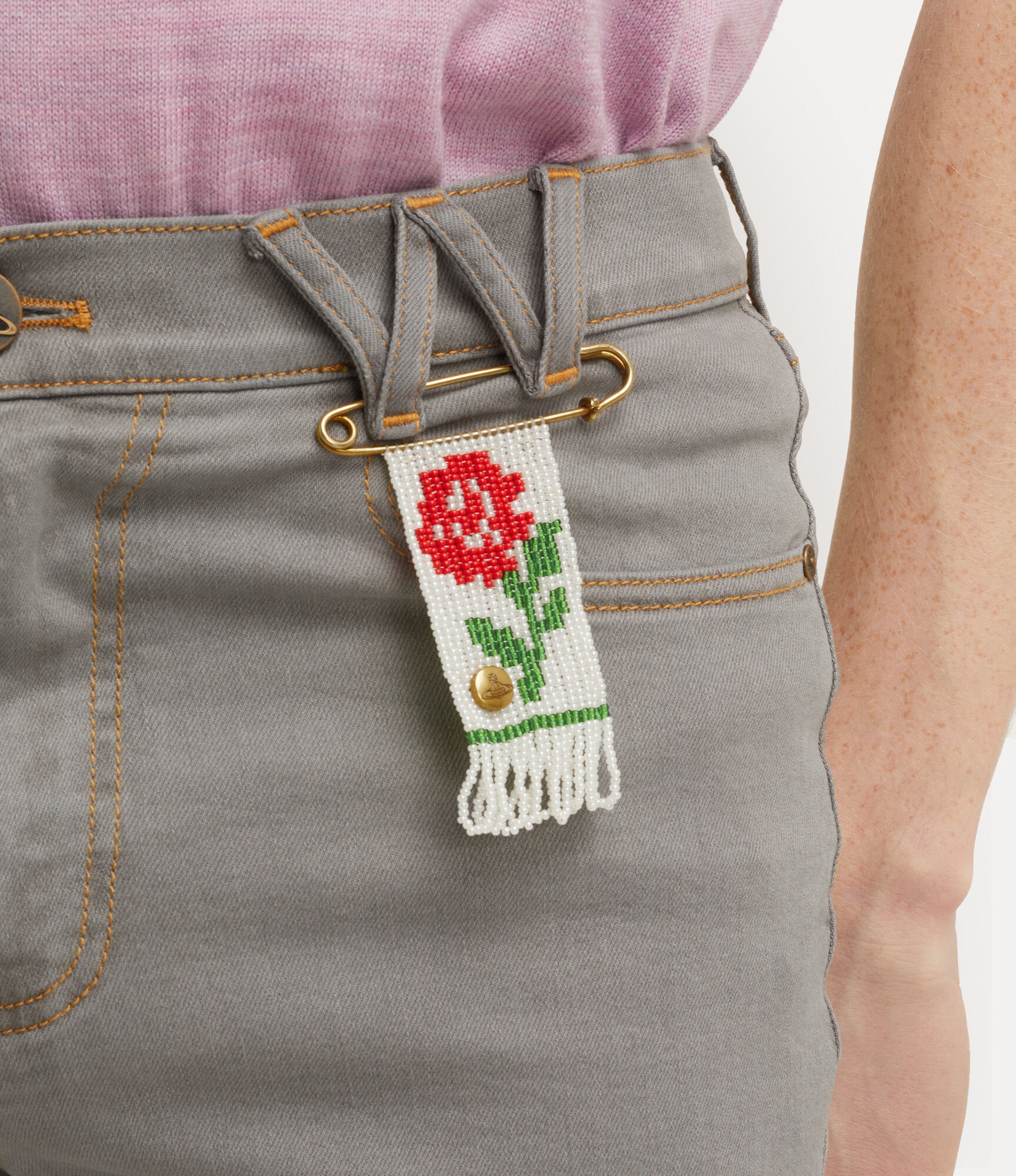 ROSE BEADED CHARM - 2