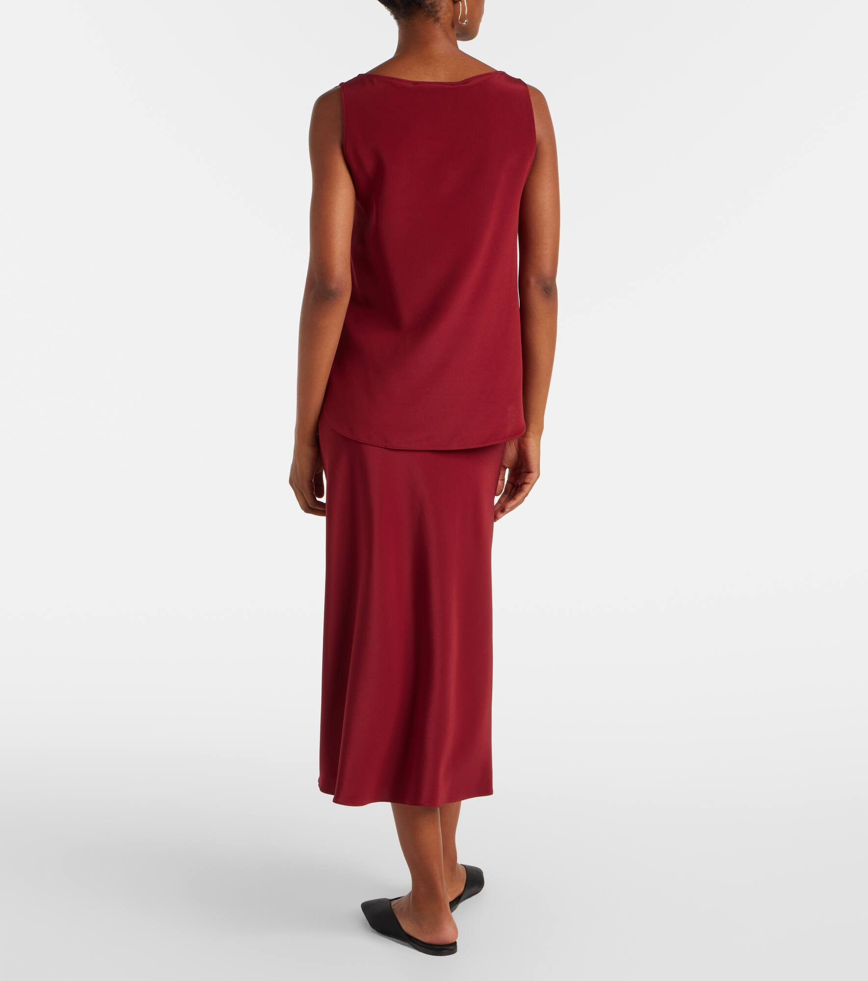 Pecora silk-blend top - 3