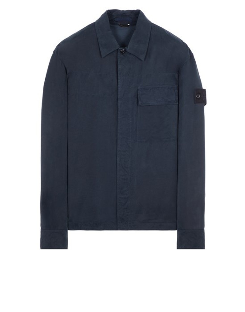 111F2 STONE ISLAND GHOST PIECE_CUPRO RASO BLUE 1