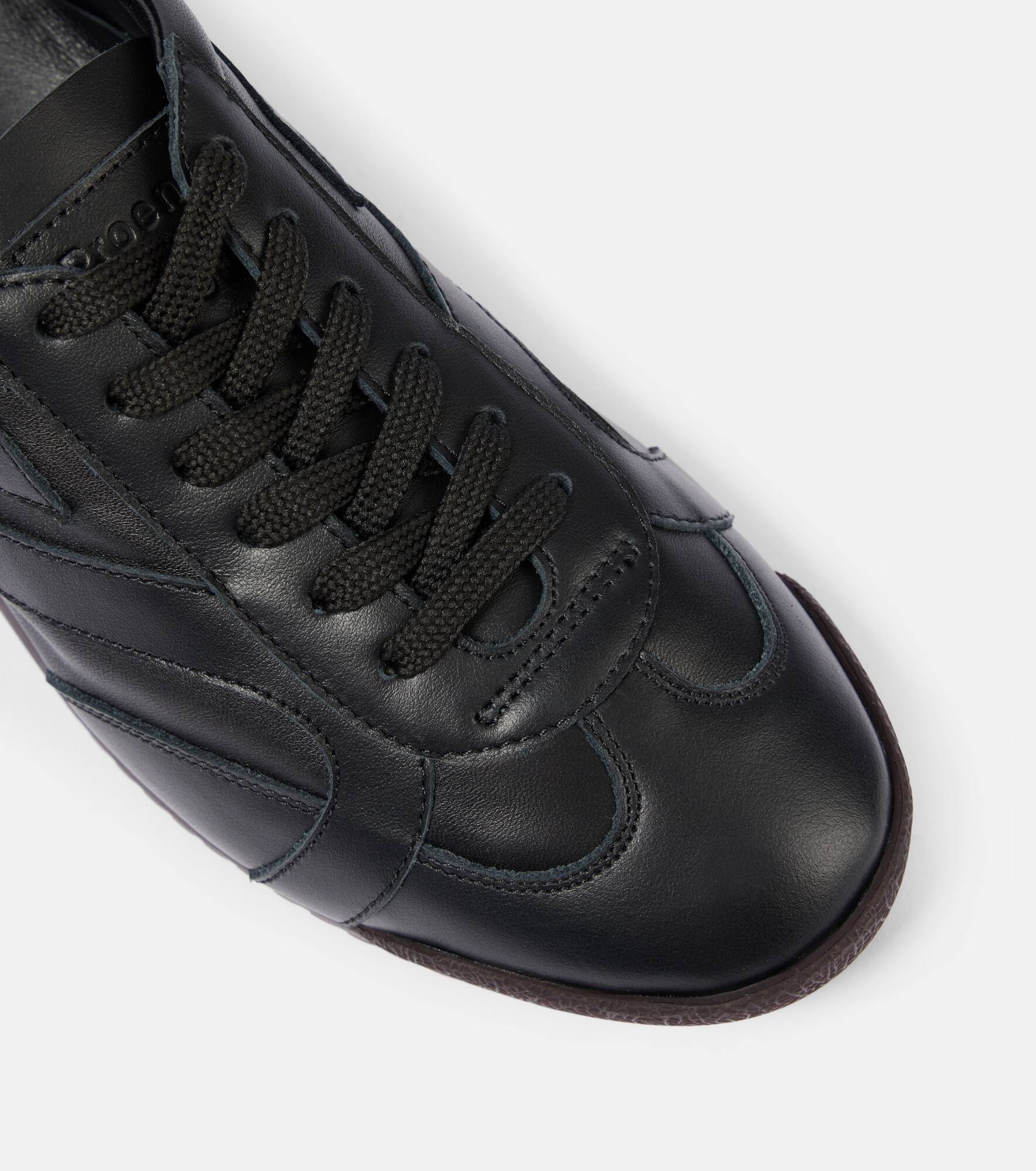 Pin leather sneakers - 5