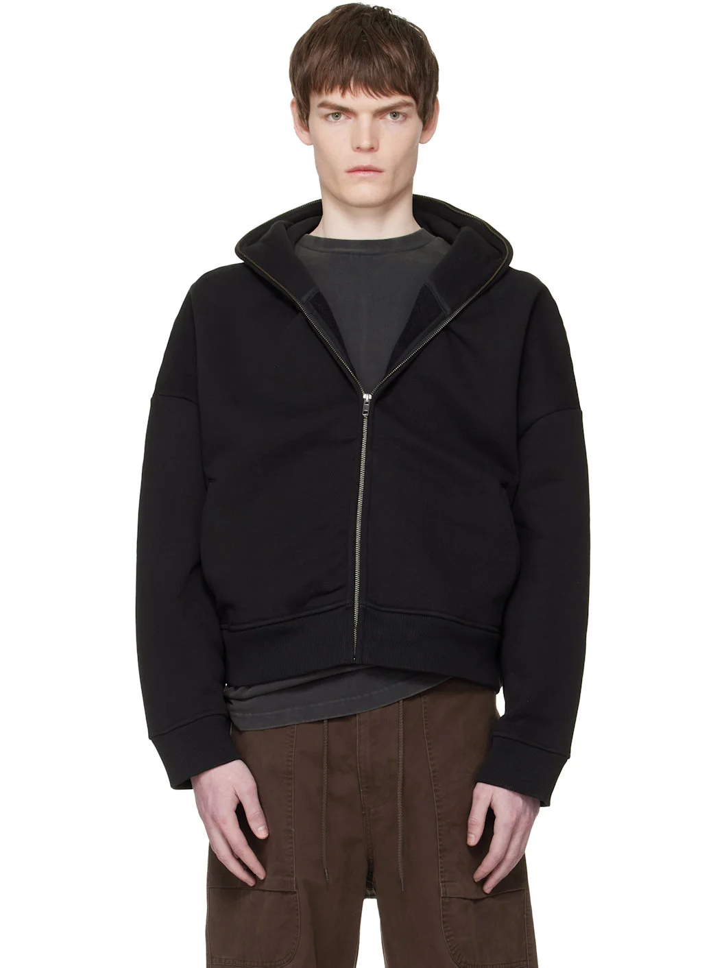 Black Eternal Zip Hoodie - 1