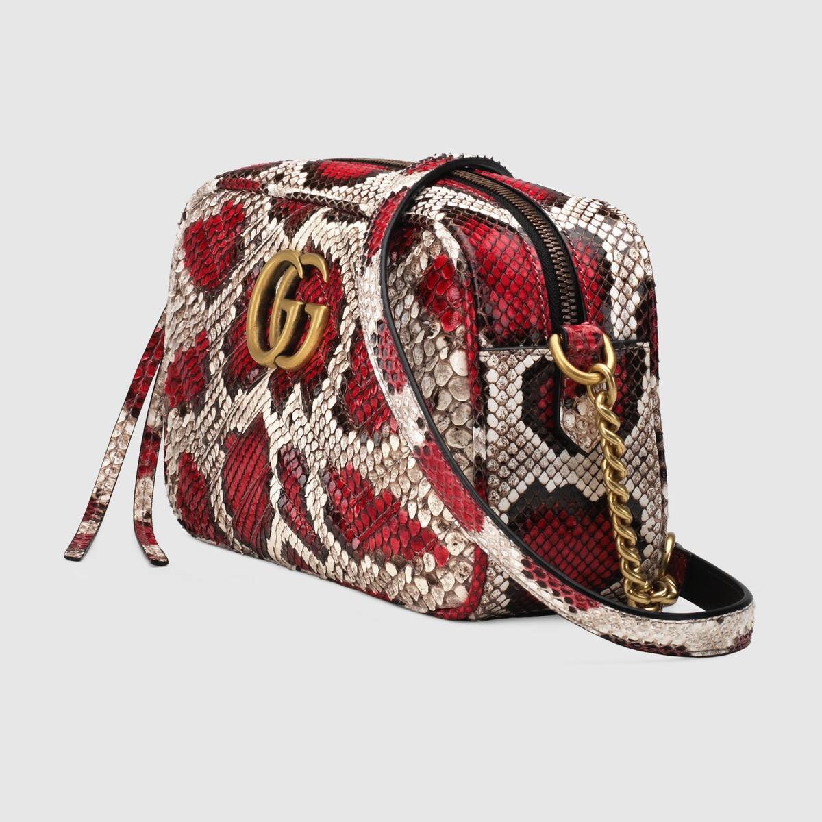 GG Marmont small python shoulder bag - 2