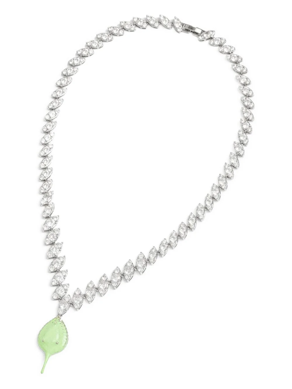 marquise-cut stone stingray necklace - 1