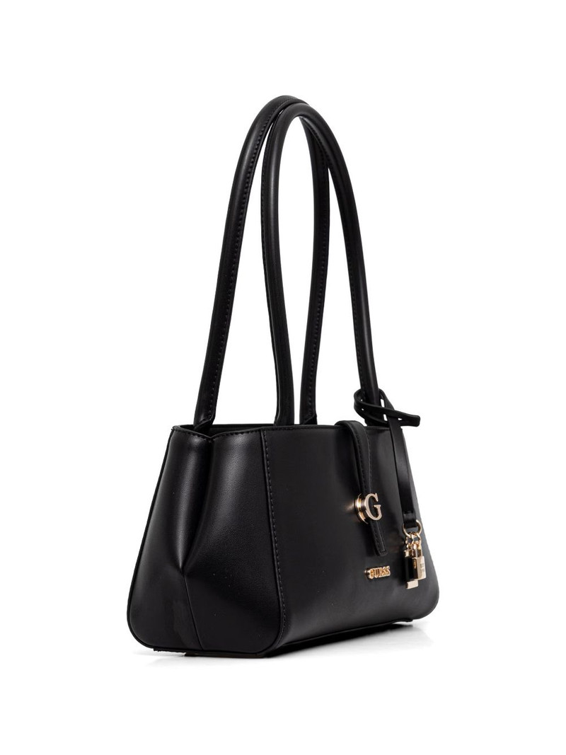 GUESS USA Carrie Grlfrnd logo padlock tote bag outlook